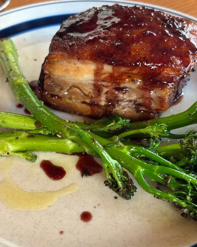 통삼겹 스테이크