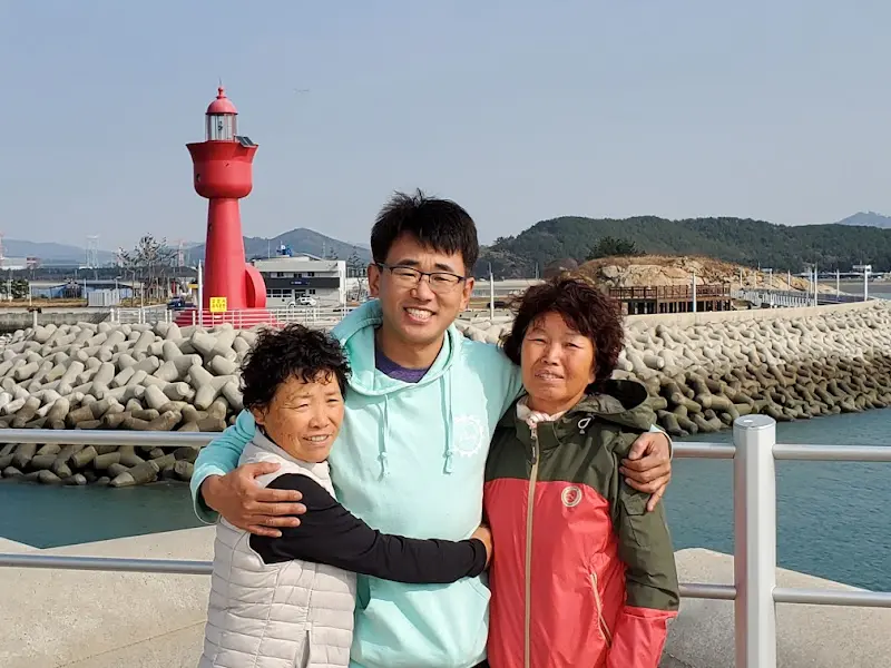 구시포 해변의 아름다운 풍경