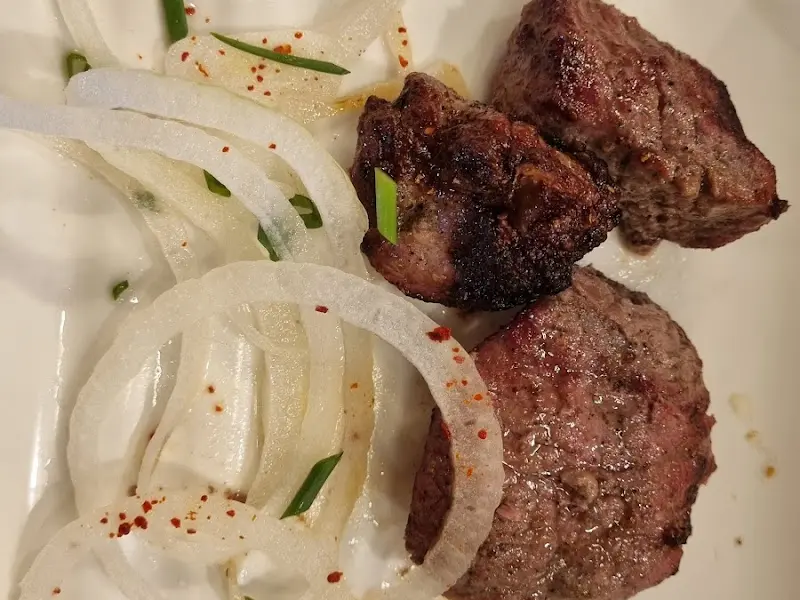 양고기 샤슬릭 클로즈업