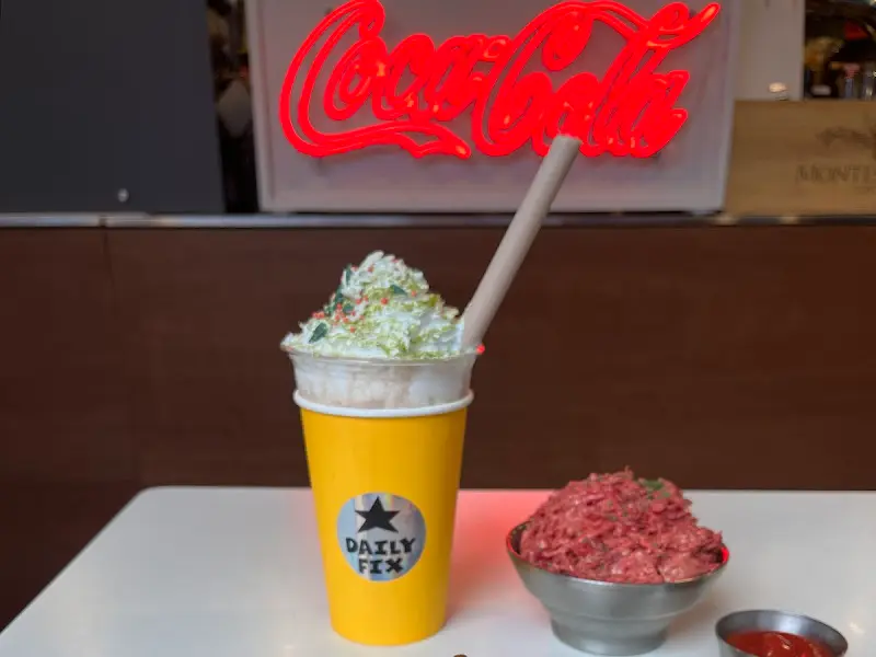 초코 밀크쉐이크와 코울슬로