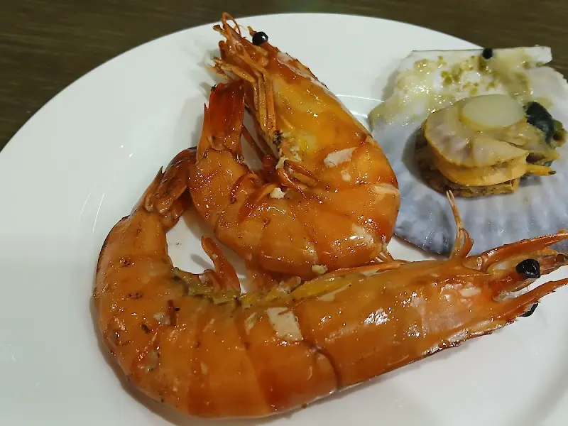 뷔페 음식 코너