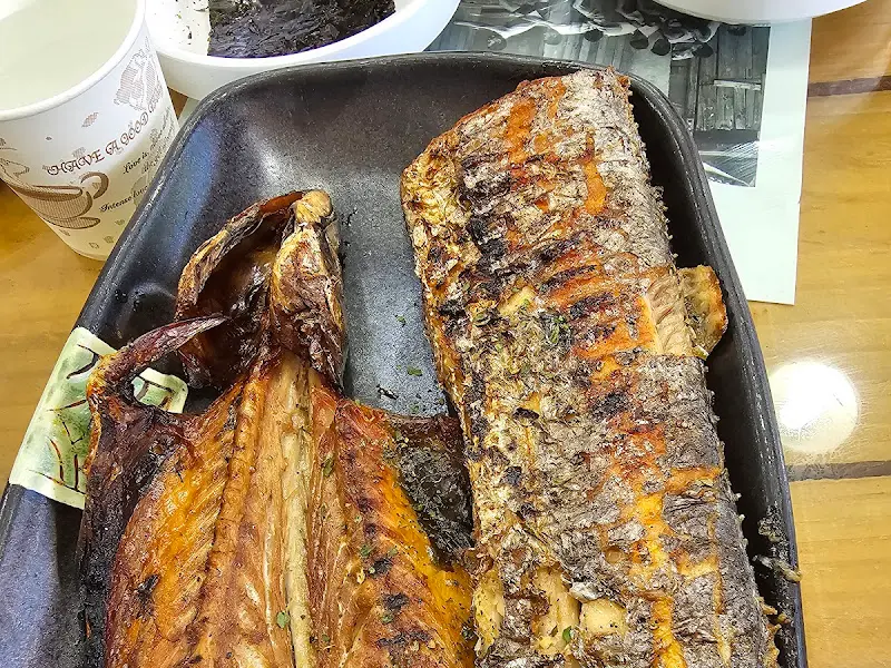 고등어와 갈치구이 근접샷