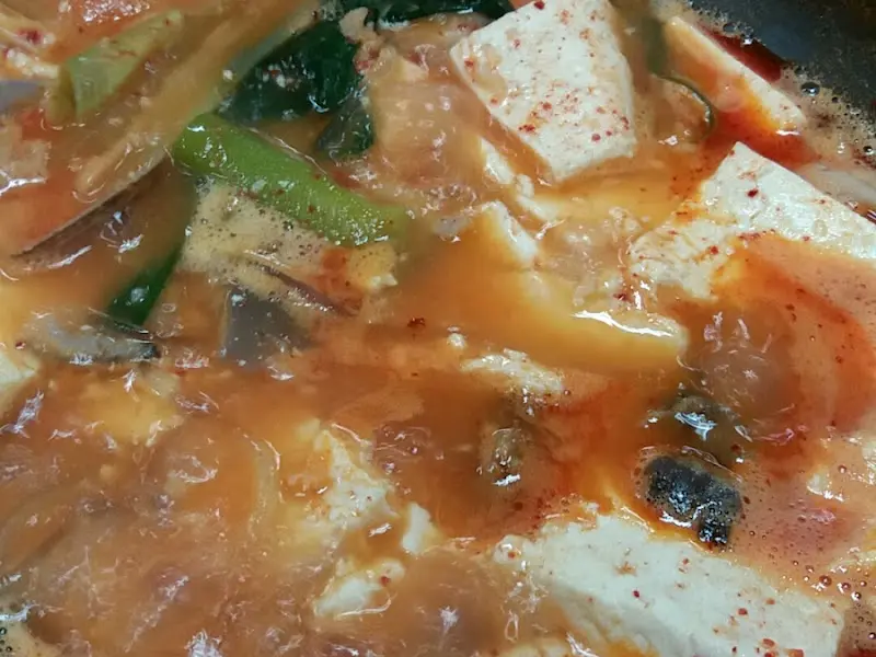 두부찜 클로즈업