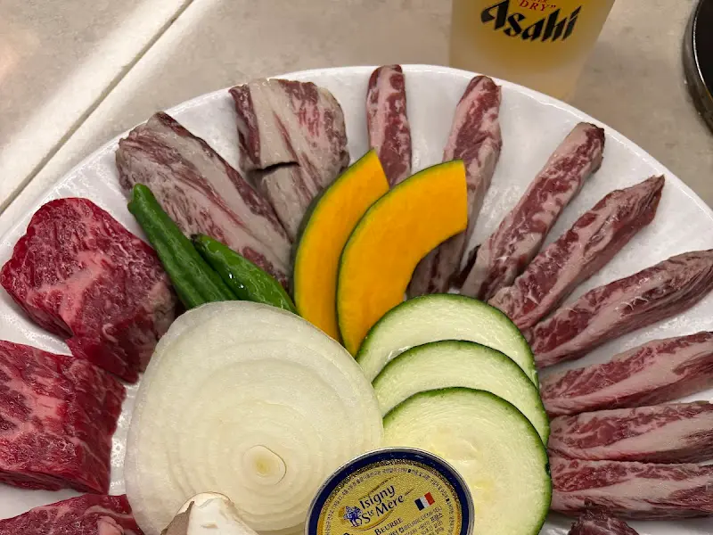 와규와 야채의 아름다운 조화