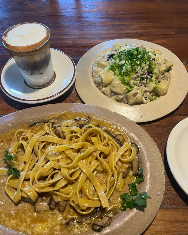 파스타, 뇨끼, 크림라떼