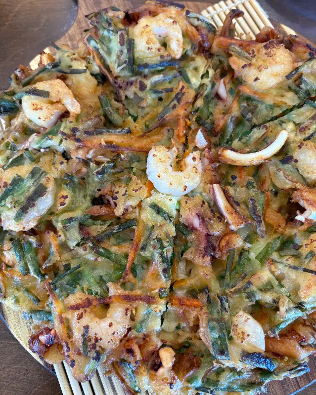 해물이 듬뿍 들어간 해물파전