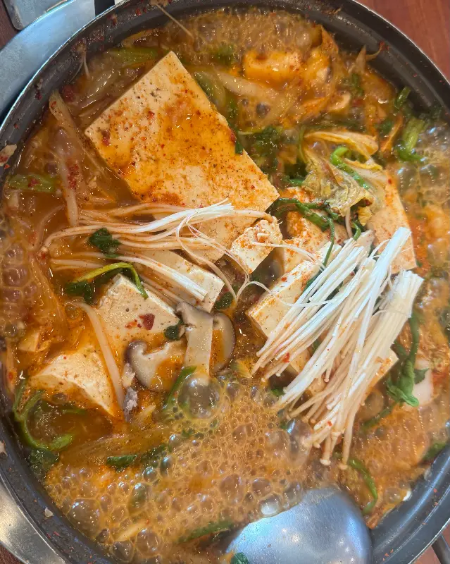 두부전골 비주얼