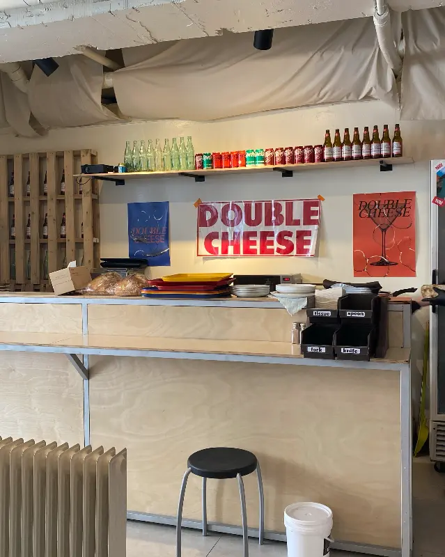 샌드위치의 단면