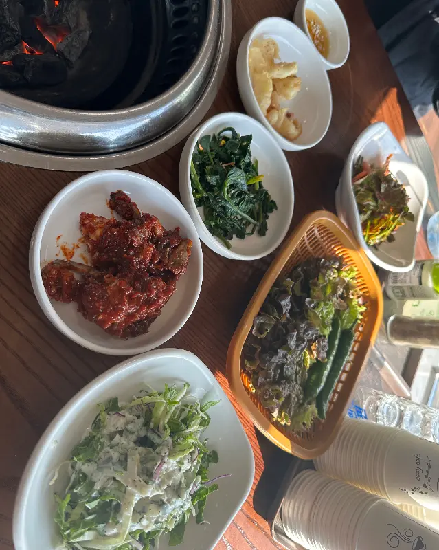 밑반찬 클로즈업