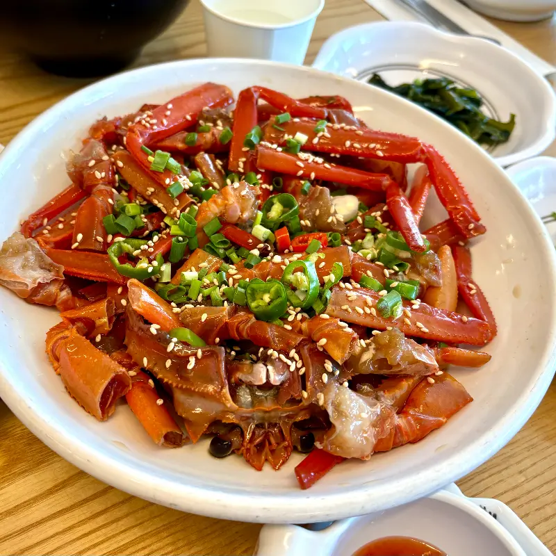 새콤달콤한 홍게물회