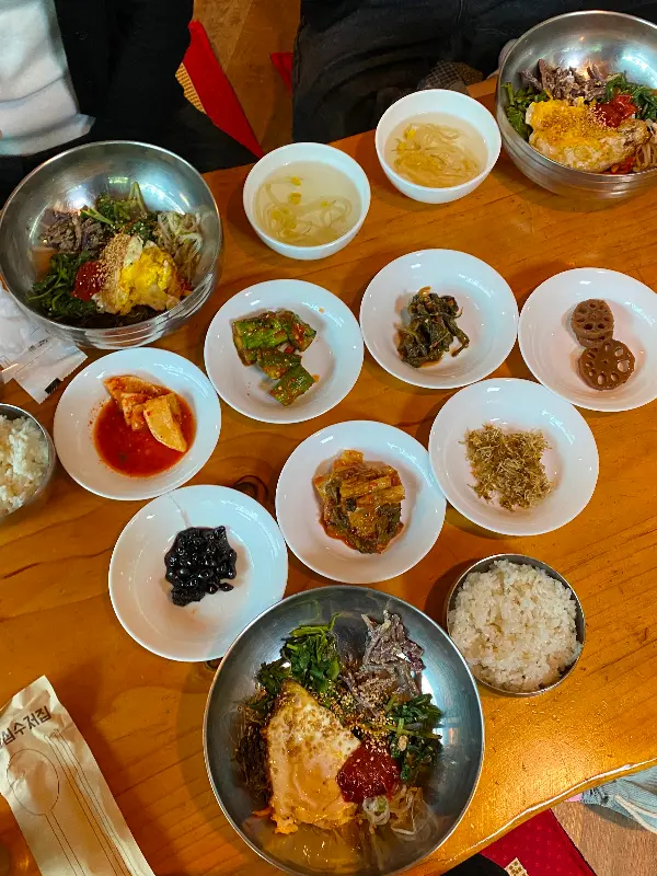 정성 가득한 음식