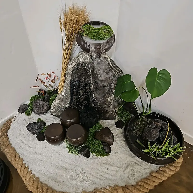 실내 조경이 돋보이는 인테리어