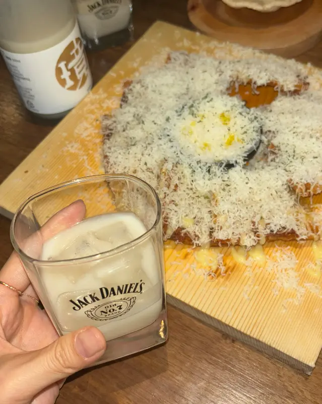 트러플 감자전과 술