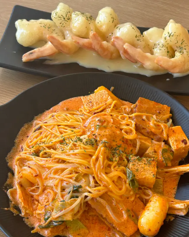 환상적인 비주얼의 크림새우