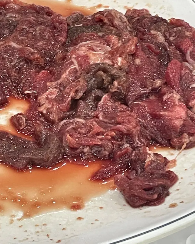 돼지갈비 한 상 차림