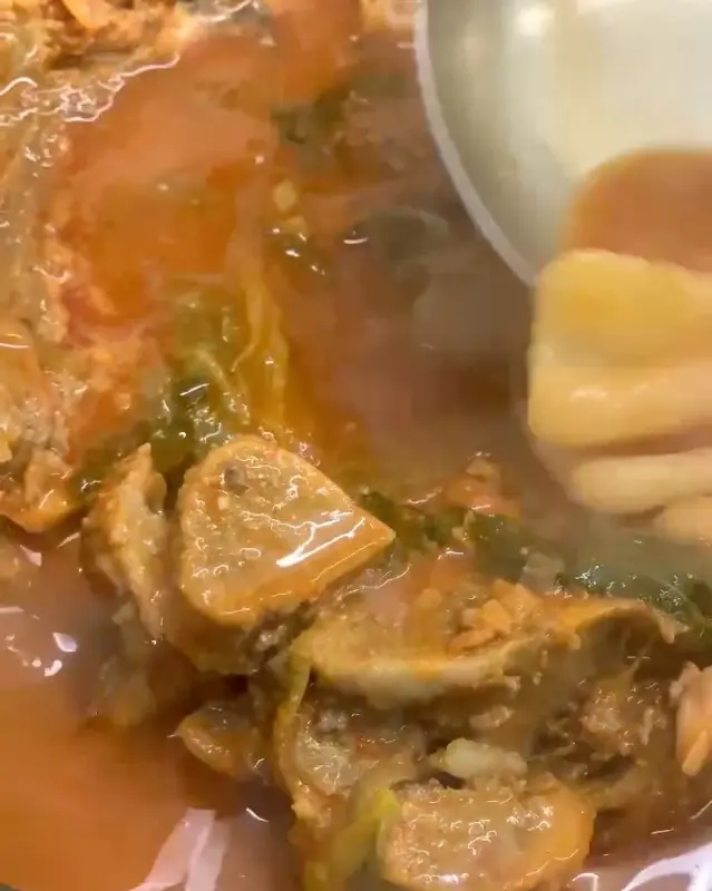 감자탕 국물