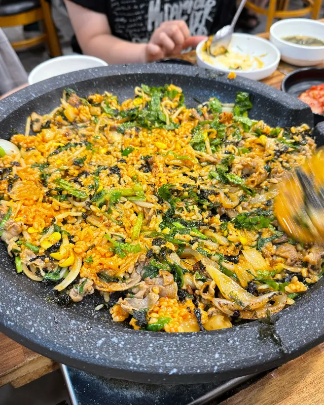 오리불고기 볶음밥