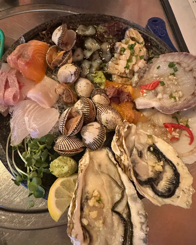 모듬 해산물 근접샷