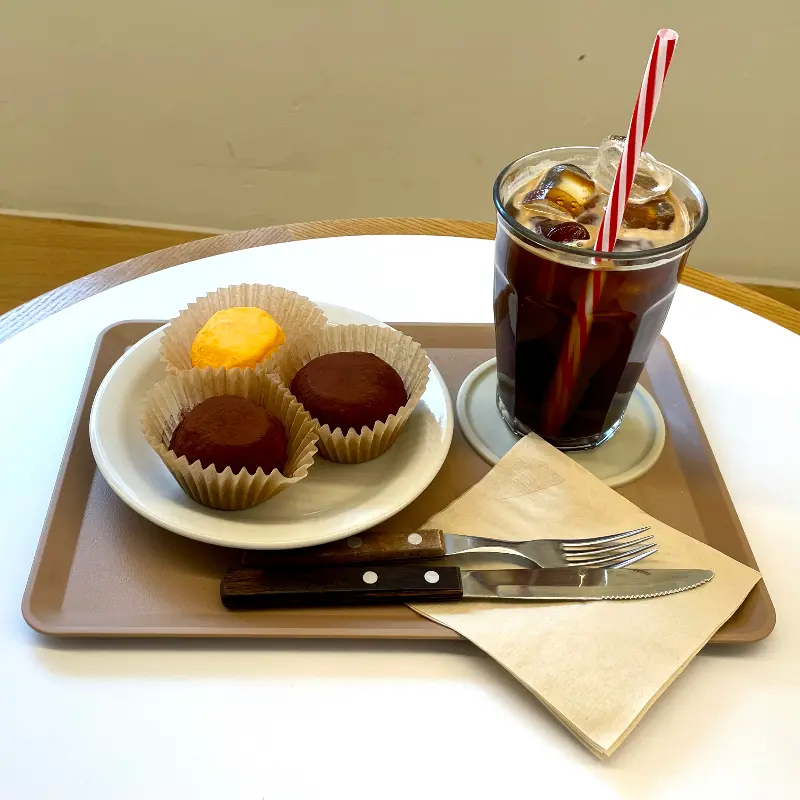 두바이 쫀득볼과 커피