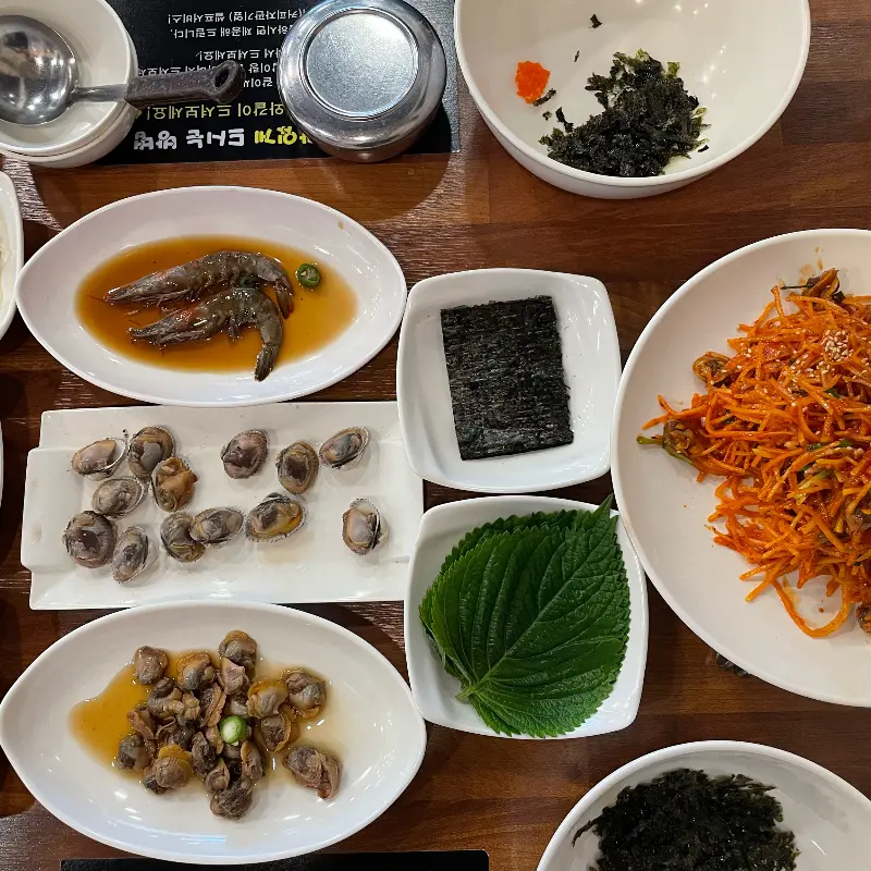 다양한 꼬막 요리