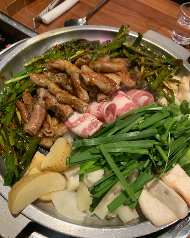 곱창, 대창, 막창, 염통, 우삼겹의 향연