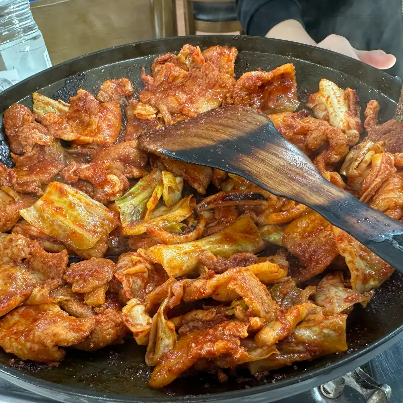 매콤한 오삼불고기