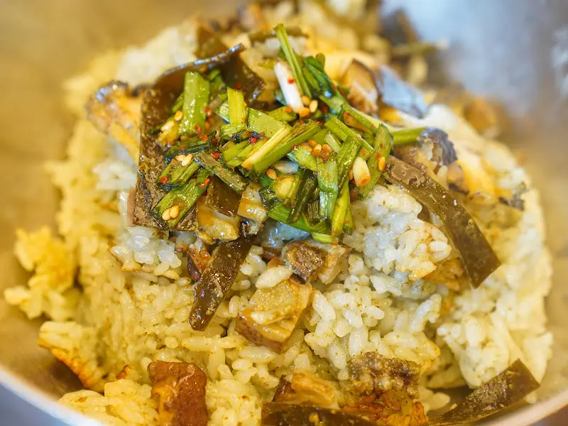 전복밥 클로즈업