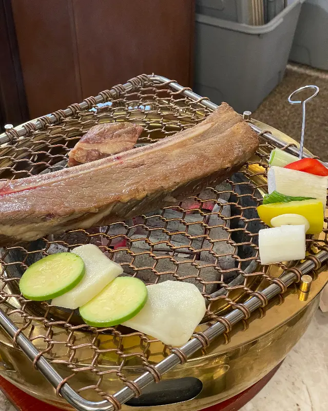 노릇노릇 구워진 염통