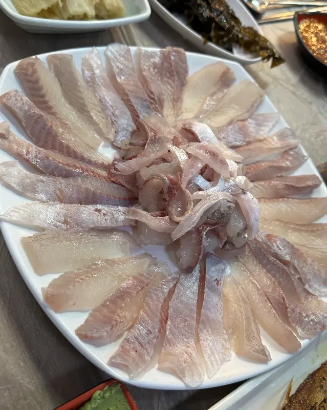 싱싱한 가자미회