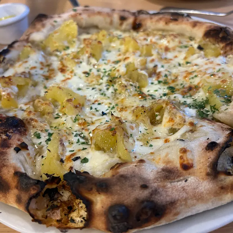 화이트 하와이안 피자