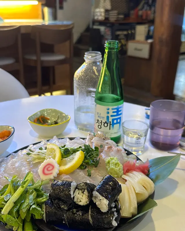 해산물과 곁들임의 조화