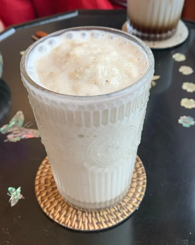 부드러운 꿀인삼바나나주스