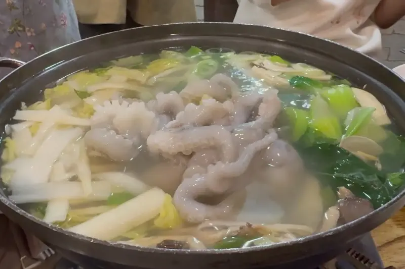 박속낙지탕의 시원한 국물