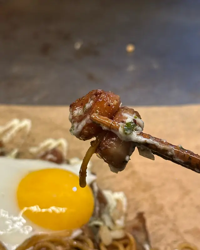 오코노미야끼 한 입