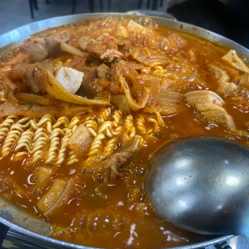 강순자옛맛김치찌개 라면사리