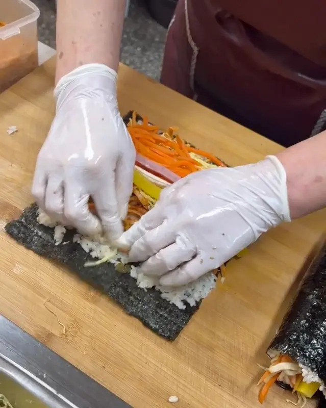 김밥 제조 과정
