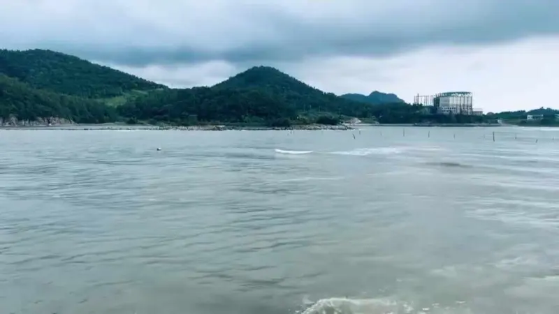 석양이 아름다운 고창 바다