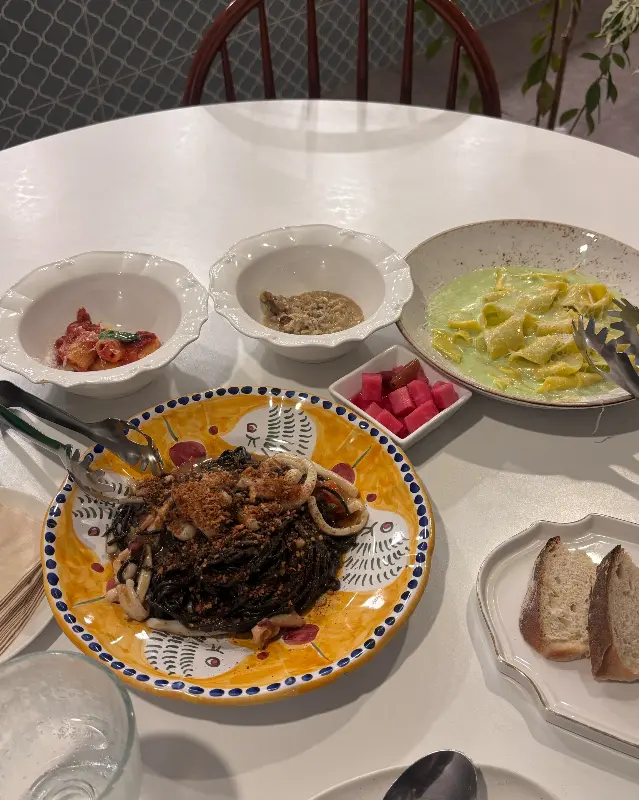 다채로운 파스타 메뉴들의 향연