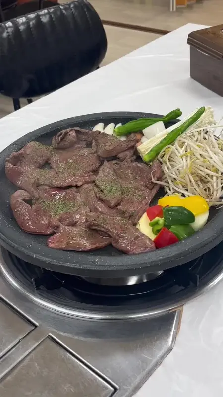 불판 위의 곱창