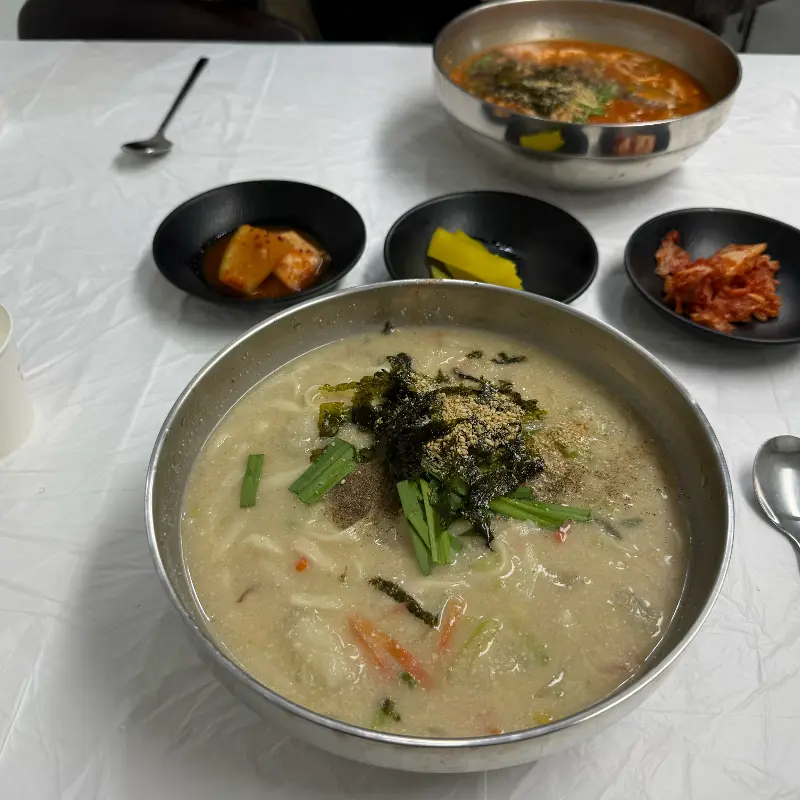 들깨 옹심이 칼국수