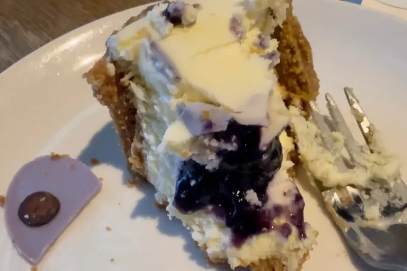 블루베리 치즈 케이크