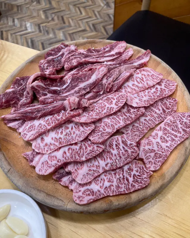 신선한 소갈비살