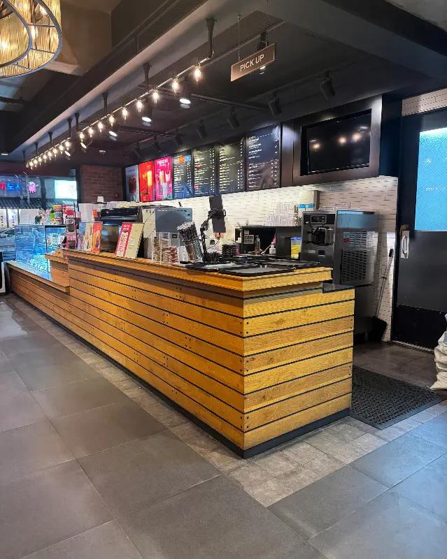 투썸플레이스의 카운터 전경