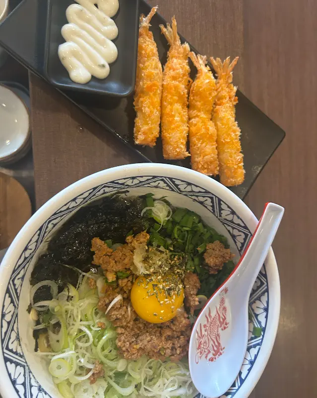 마제소바와 곁들임 메뉴