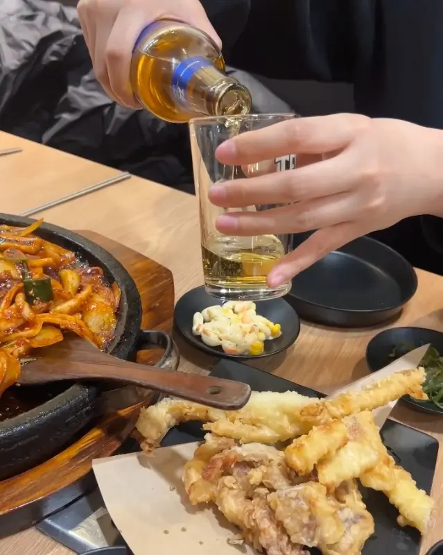 시원한 맥주 한 잔