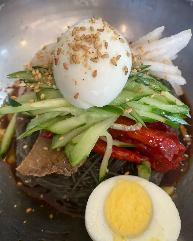 함흥냉면 디테일 샷