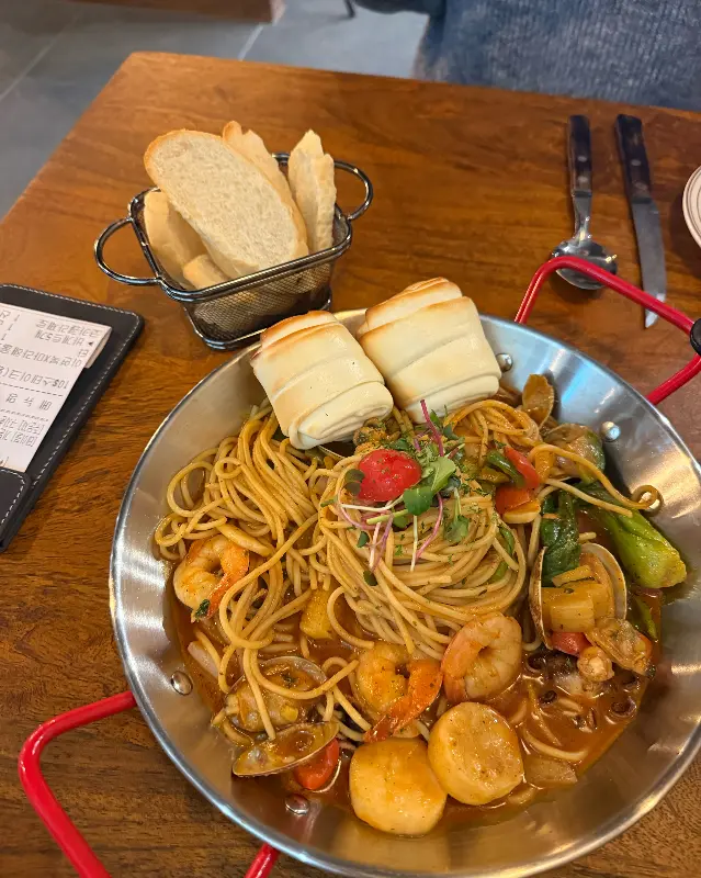 새우 오이스터 파스타