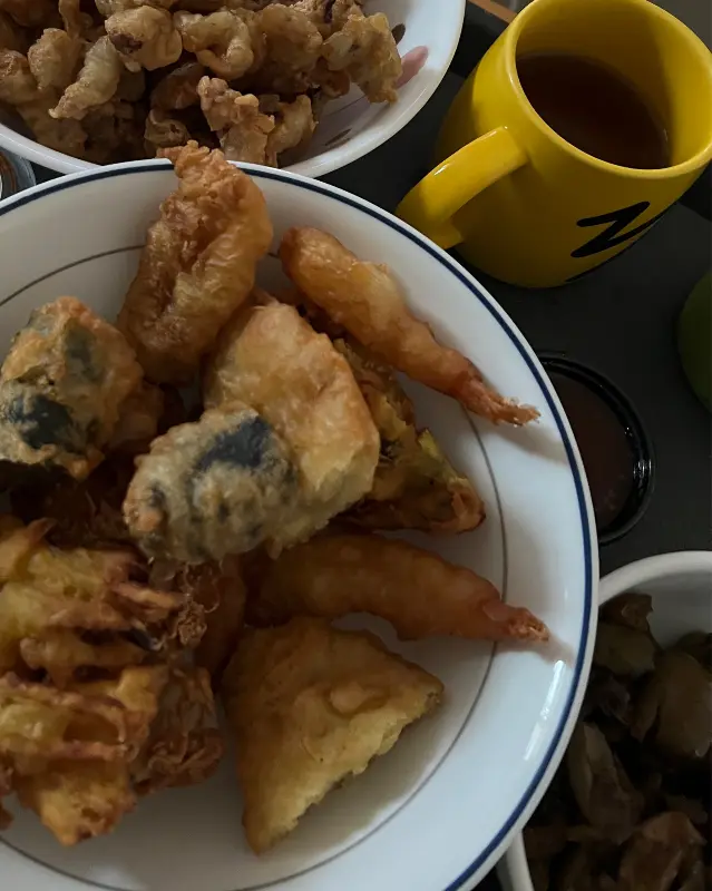 다양한 튀김 종류