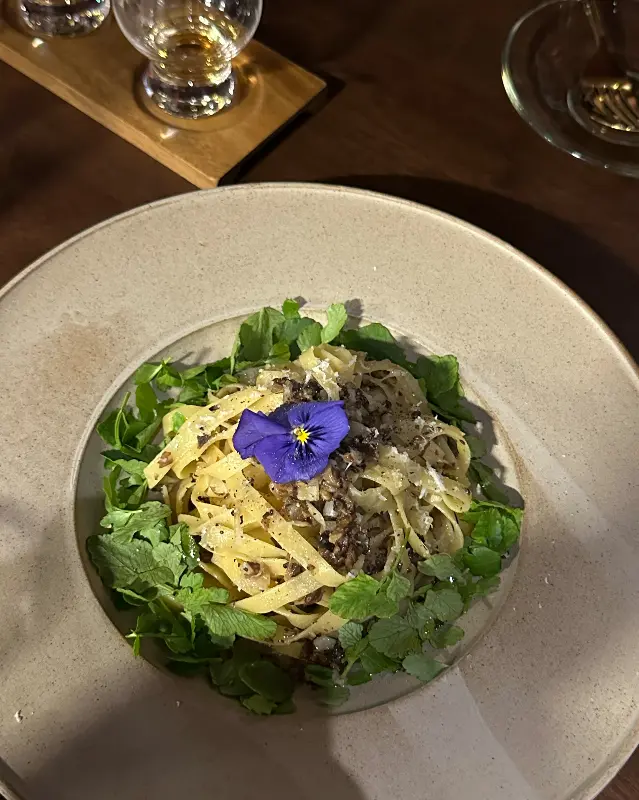 미나리 풍기 파스타