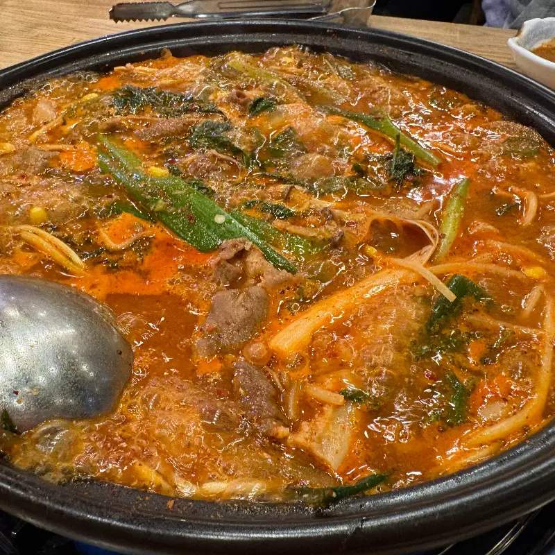 김치찜 확대샷